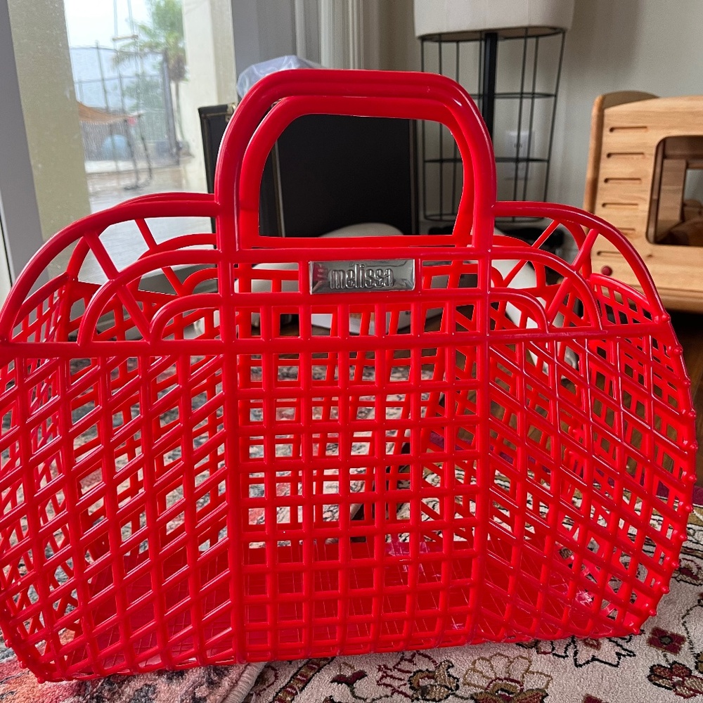 Melissa Mel Bolsa refraction jelly tote bag